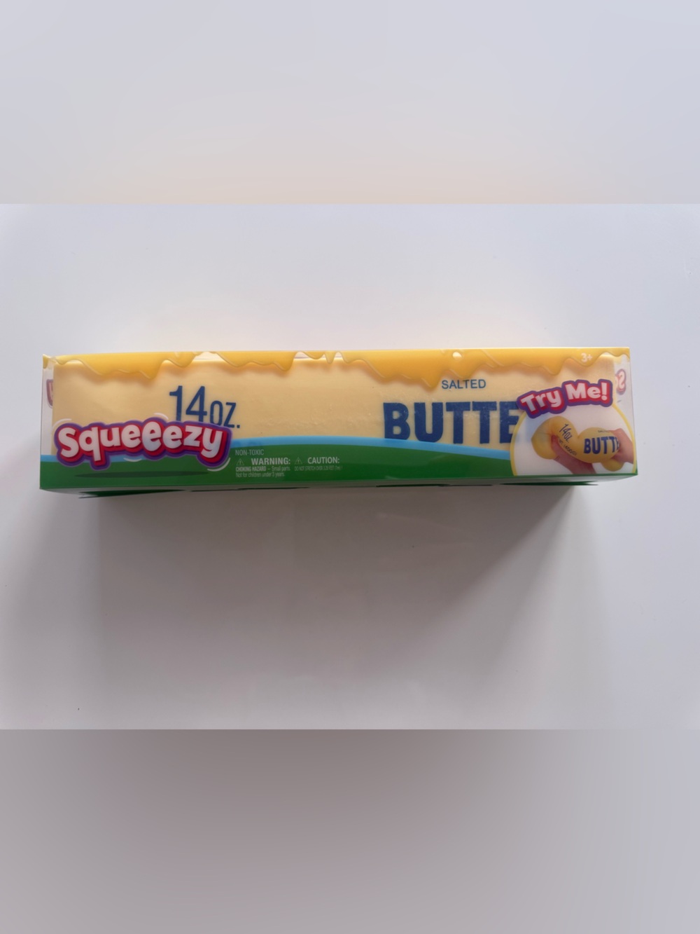 NEW SUNNY DAYS SQUEEZY Butter Shape Fidget Toy